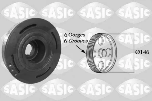 SASIC Belt Pulley, crankshaft (2154013)