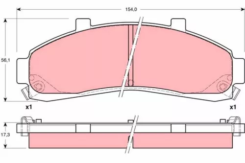 Brake Pad Set, disc brake