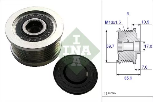 Alternator Freewheel Clutch