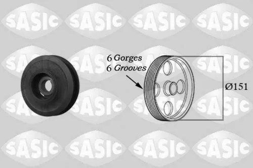 SASIC Belt Pulley, crankshaft (2156008)