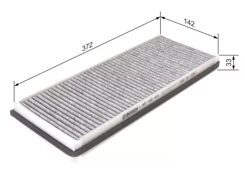 BOSCH Filter, cabin air (1987432400)