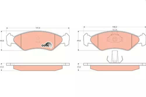 Brake Pad Set, disc brake
