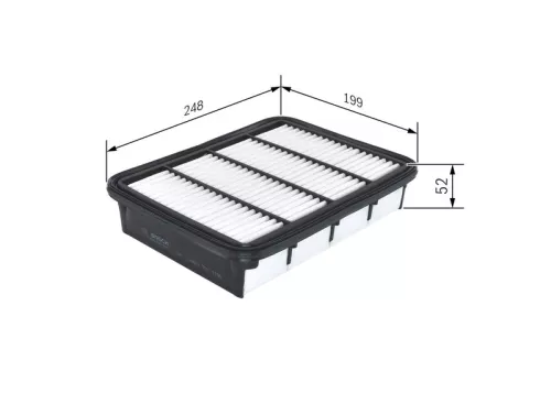 BOSCH Air Filter (F026400165)