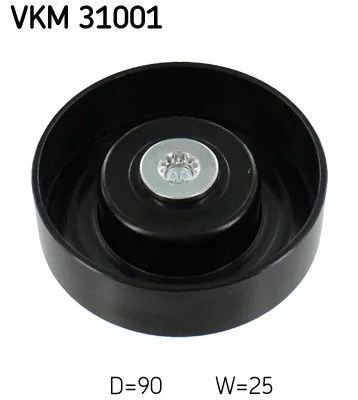 Deflection/Guide Pulley, V-ribbed belt