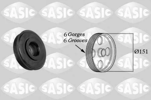 SASIC Belt Pulley, crankshaft (2154020)