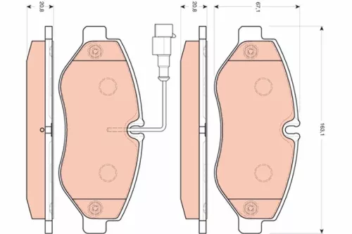 Brake Pad Set, disc brake