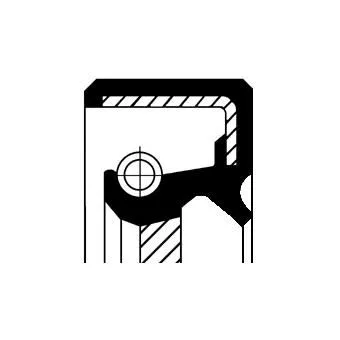 CORTECO Shaft Seal, crankshaft (19036716B)