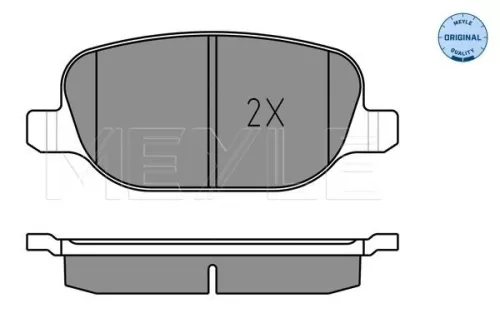 MEYLE Brake Pad Set, disc brake (0252381118)