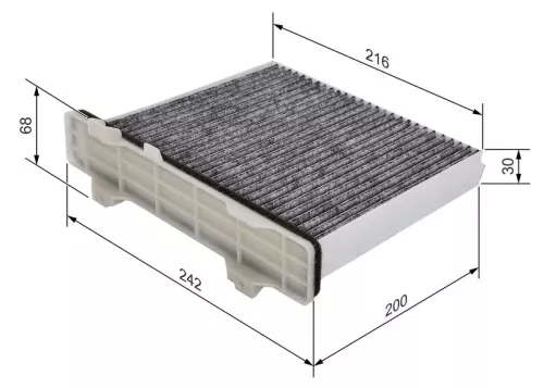 BOSCH Filter, cabin air (1987432498)