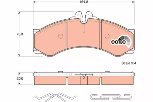 Brake Pad Set, disc brake