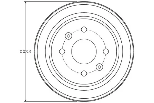 TRW Brake Drum (DB4442)