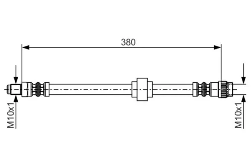 BOSCH Brake Hose (1987476700)