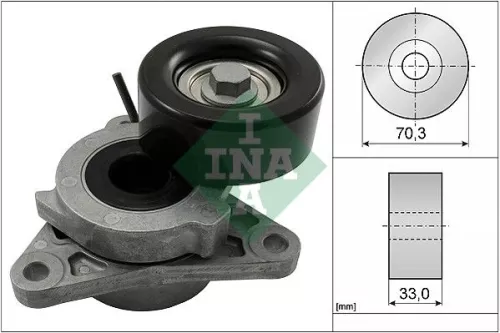 Schaeffler INA Belt Tensioner, V-ribbed belt (534060610)