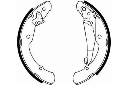 TRW Brake Shoe Set (GS8639)