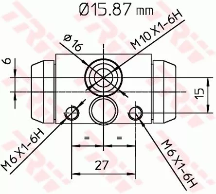 TRW Wheel Brake Cylinder (BWB170)