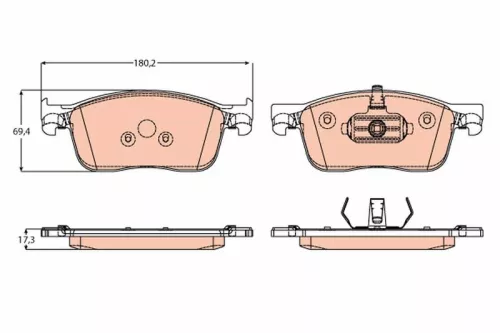 Brake Pad Set, disc brake