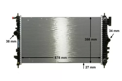 MAHLE Radiator, engine cooling (CR1103000P)