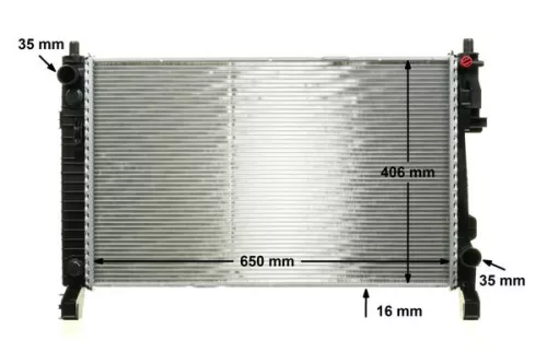 MAHLE Radiator, engine cooling (CR661000P)