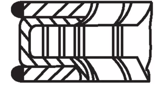 MAHLE Piston Ring Kit (001RS111210N0)