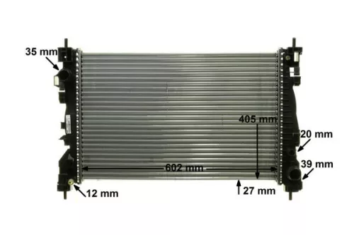 MAHLE Radiator, engine cooling (CR1178000P)