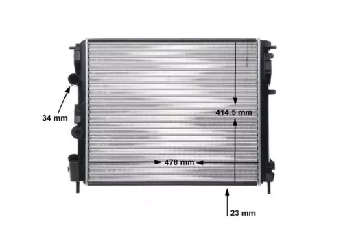 MAHLE Radiator, engine cooling (CR35000S)