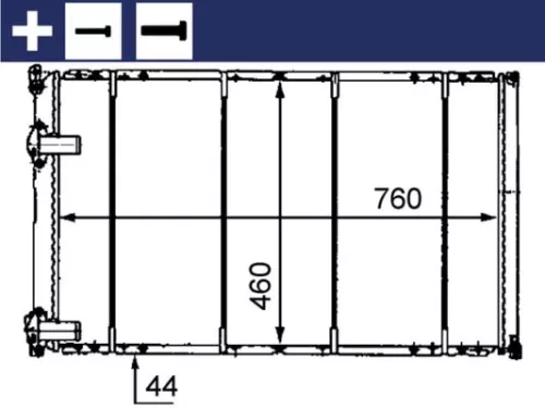 MAHLE Radiator, engine cooling (CR526000S)