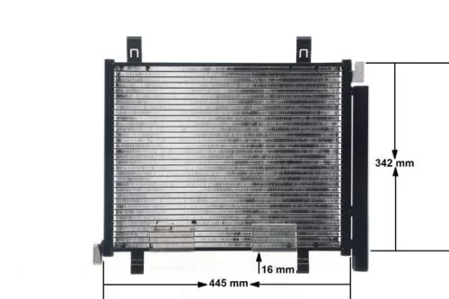 MAHLE Condenser, air conditioning (AC747000S)