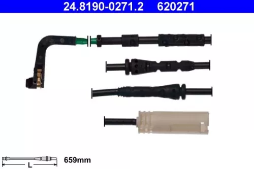ATE Warning Contact, brake pad wear (24.8190-0271.2)
