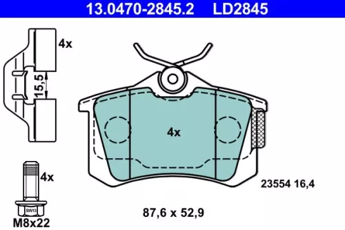 Brake Pad Set, disc brake