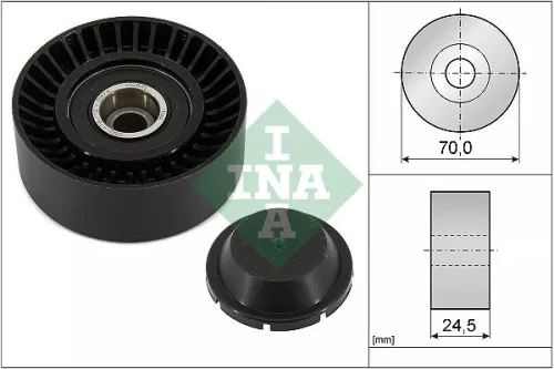 Schaeffler INA Deflection/Guide Pulley, V-ribbed belt (532055210)