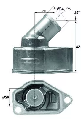 Thermostat, coolant