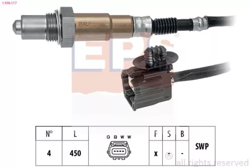 EPS Oxygen Sensor (1-998-117)
