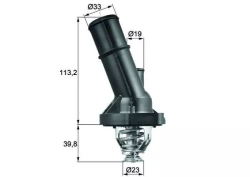 MAHLE Thermostat, coolant (TI20282)