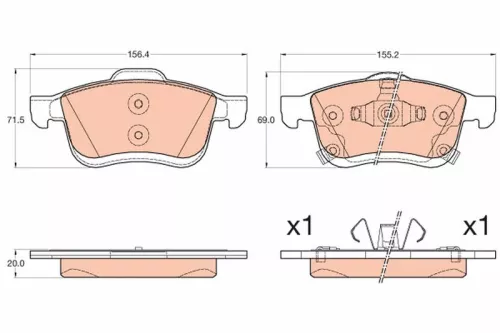 Brake Pad Set, disc brake