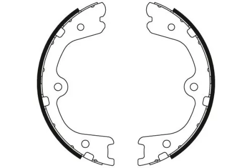 TRW Brake Shoe Set, parking brake (GS8791)