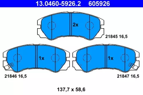 Brake Pad Set, disc brake