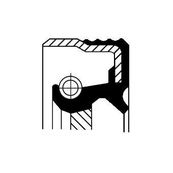 CORTECO Shaft Seal, crankshaft (12015180B)