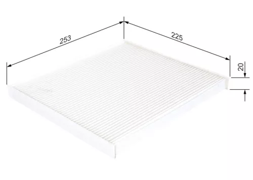 BOSCH Filter, cabin air (1987432269)