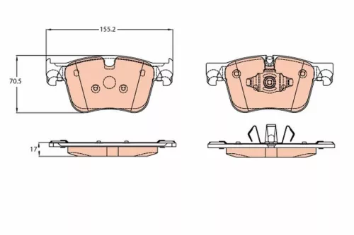 Brake Pad Set, disc brake