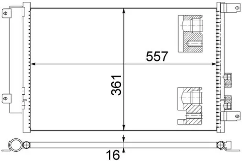 Condenser, air conditioning