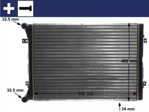Radiator, engine cooling