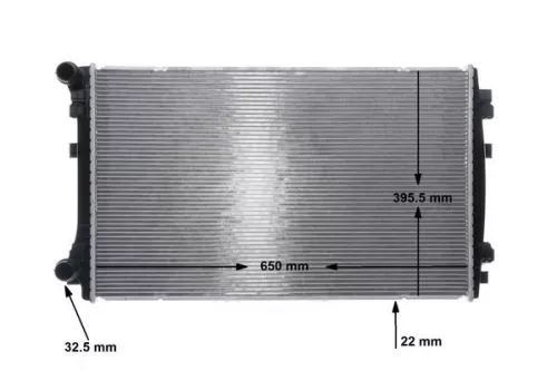 MAHLE Radiator, engine cooling (CR2054000S)