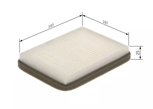 BOSCH Filter, cabin air (1987435052)