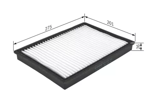 BOSCH Filter, cabin air (1987432222)