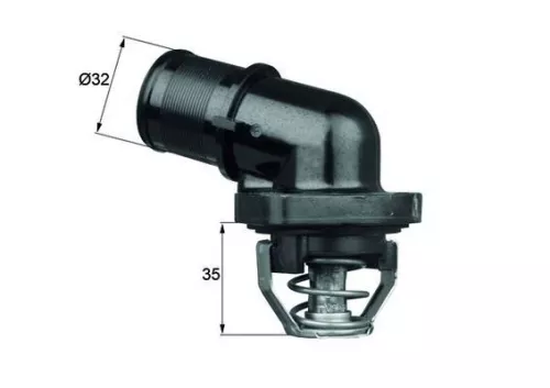 Thermostat, coolant
