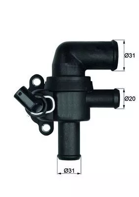 MAHLE Thermostat, coolant (TI5390)