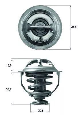 MAHLE Thermostat, coolant (TX11795D)