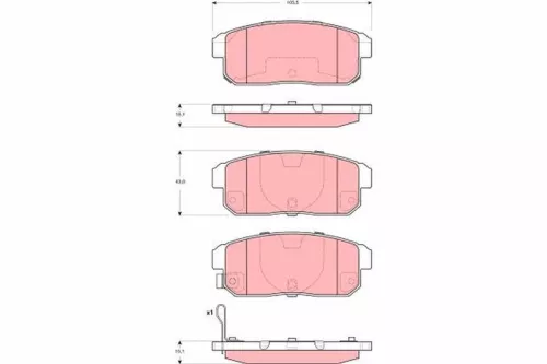 Brake Pad Set, disc brake