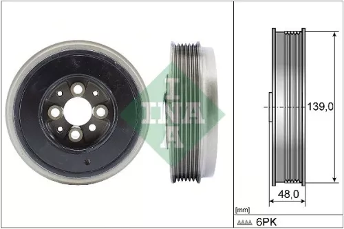 Schaeffler INA Alternator Freewheel Clutch (535017310)