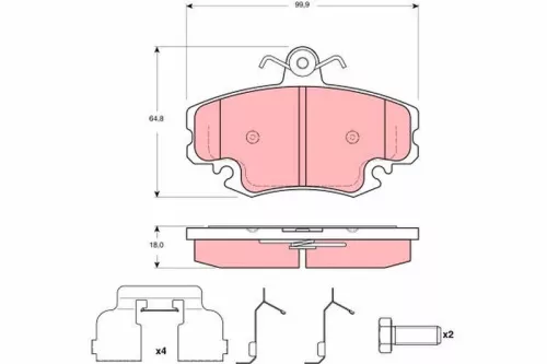 Brake Pad Set, disc brake